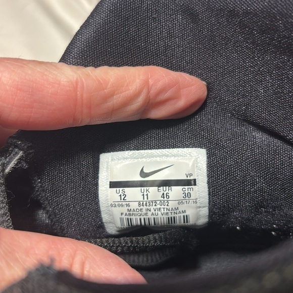 Nike Zoom Clear Out TB Black/White-Silver size: 12 - Picture 8 of 10